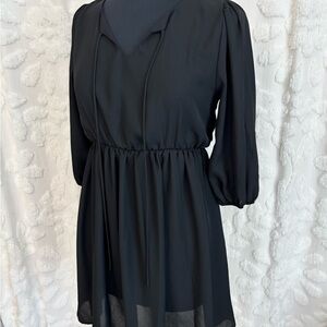 Sheer Black Mini Dress